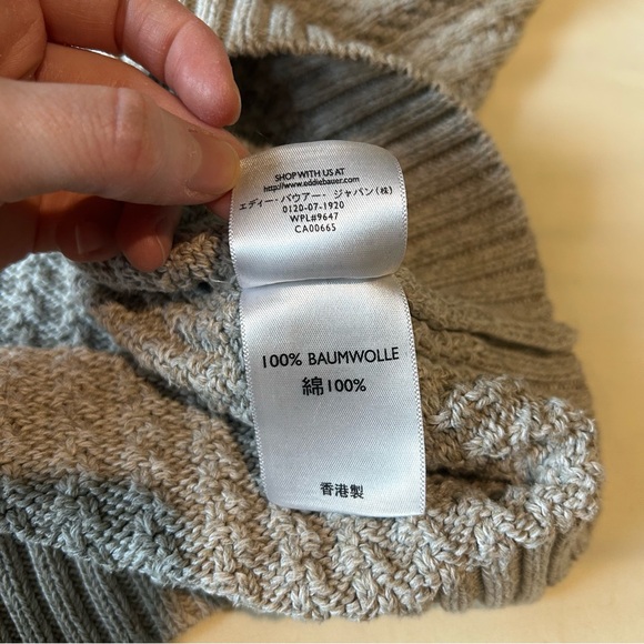 Eddie Bauer Ribbed Knit Henley Sweater | Size L - Tall - Picture 9 of 12